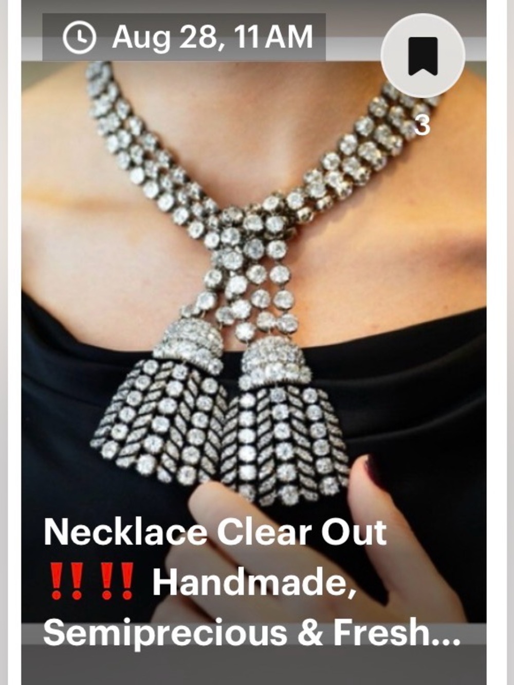 Friday, Aug 28 Necklace Clearance & 11 am PT